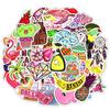 50 PCS Cartoon Vsco Girls Kawaii Stickers Toy for Children Cute Sticker To DIY Laptop Bicycle Moto Car Luggage Skateboard Decals