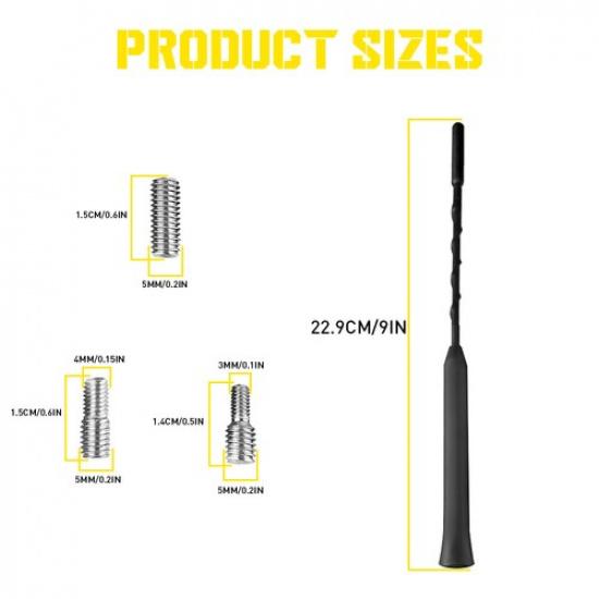 9"Car Antenna Aerial For Toyota Corolla Matrix 03-08 Prius 2004-09 Yaris 07-10 B