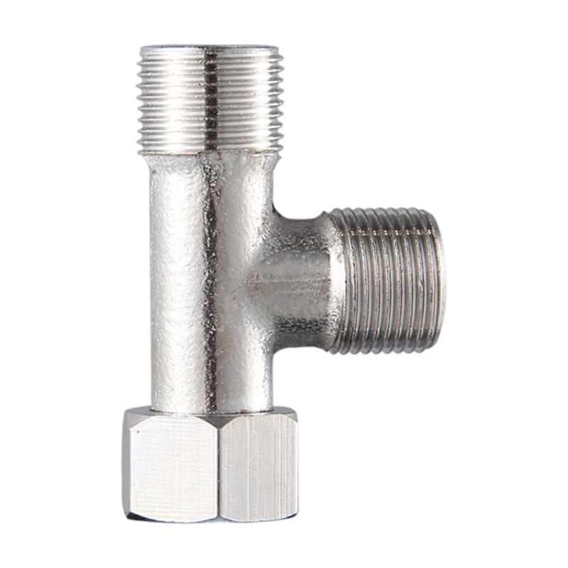 Durability T Adapter Steel Connectors Water Splitter Features Multiple Welded Threaded Flanges For Liquid Gas Converter