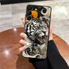 Крутой Серебристый Тигр Черный Мягкий Чехол для Телефона для Samsung Galaxy A52 A15 A54 A35 A17 A34 A23 A26 A25 A56 A53 A32 A24 A36 A16 A55