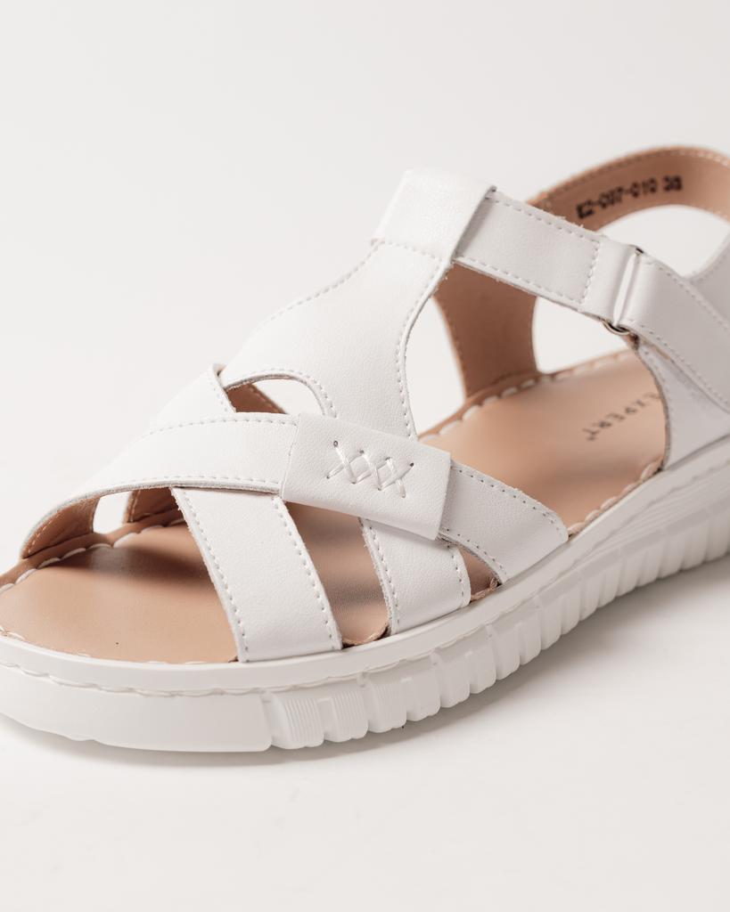 Босоножки на платформе Lifexpert 2097010 36 белые кожа