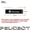For Volkswagen b33D Epoxy Car Interior Exterior Decoration Sticker For VW GTI Polo Golf Passat B6B7 Tiguan Arteon CC Taigo Caddy Jetta Tire Valve
