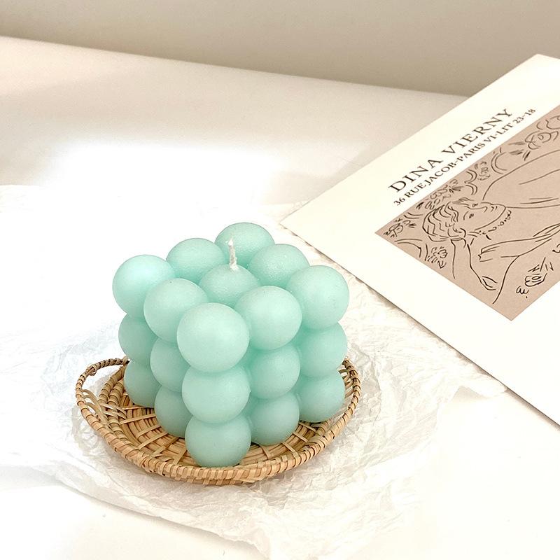 Стиль Инс Креативная Свеча Рубика в Форме Пузыря Домашнее Простое Ароматическое Украшение