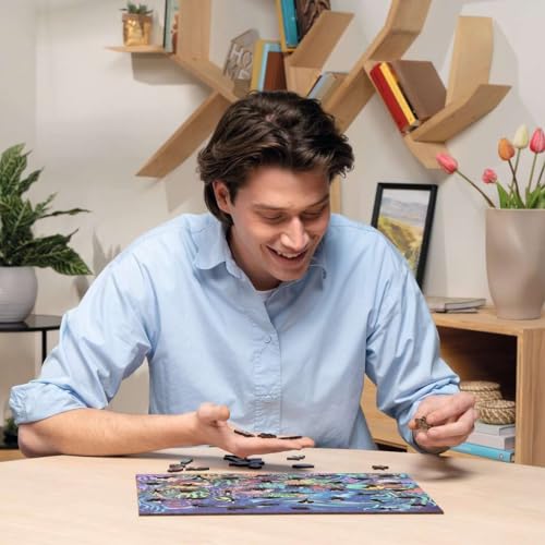 Деревянная пазл-головоломка Ravensburger «Подводный мир», 500 деталей, Размер в собранном виде: 40x27см, 17515 4 [Пазл, Подарок (День рождения/Рождество)]