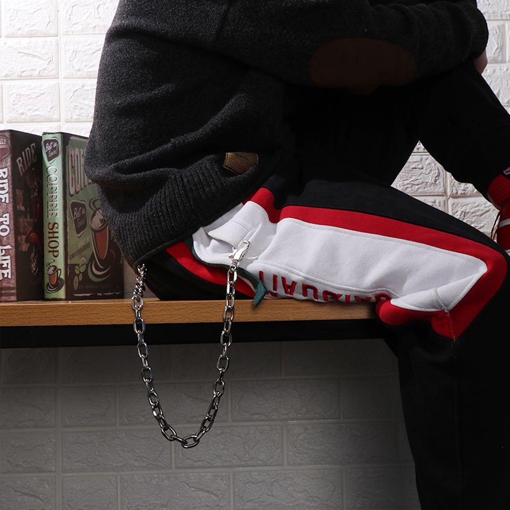 Metal Rock Punk Key Chains Clip Hip Hop Jewelry Wallet Chain Belt Pants KeyChain Biker Link