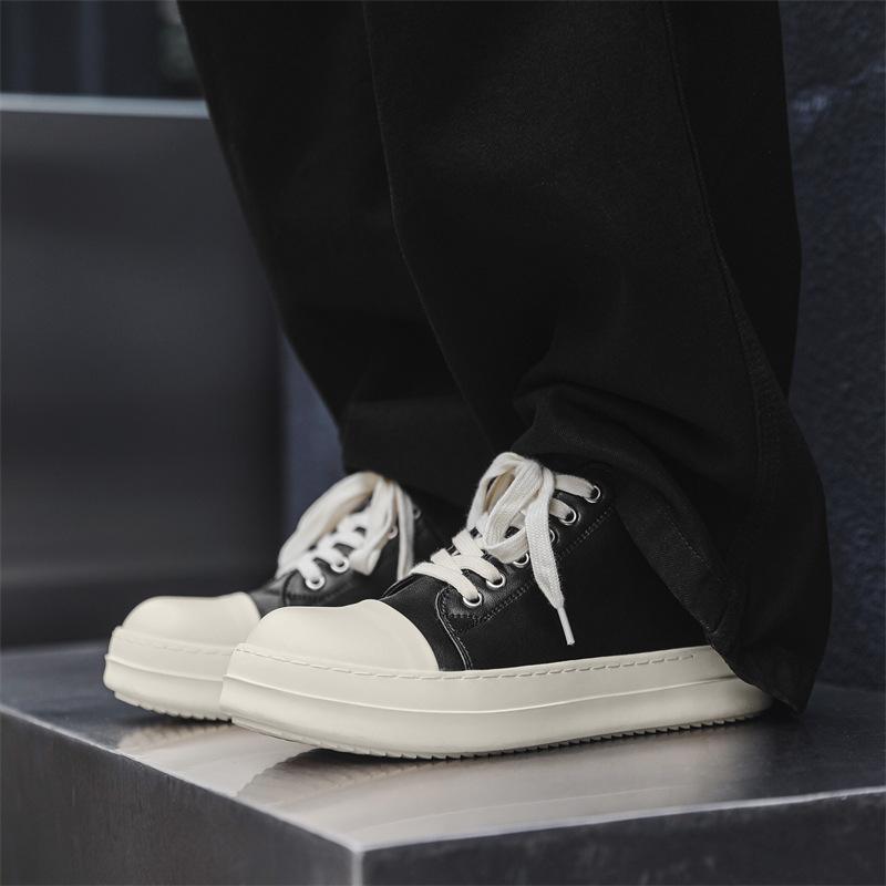 Низкие кожаные немецкие кроссовки для тренировок студенческая пара мужская обувь обувь для скейтбординга спортивная обувь на платформе повседневная мужская обувь 6862-J