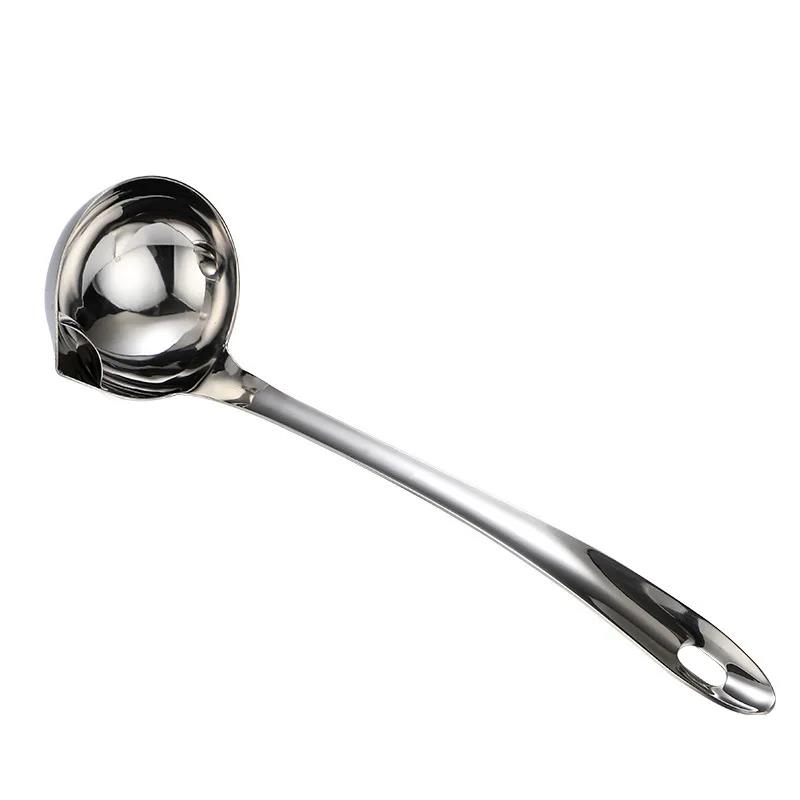 Stainless Steel Colander Spoon Soup Colander Kitchen Gravy Oil Soup Fat Separator Yogurt Oil Skimmer Spoon Kitchen Accessories4