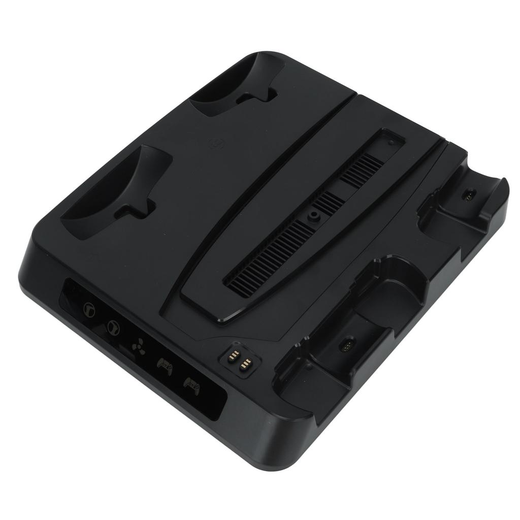 Charging Stand Base Heat Dissipation Fan 4 Ports LED Indicator Light Charging Station for PS5