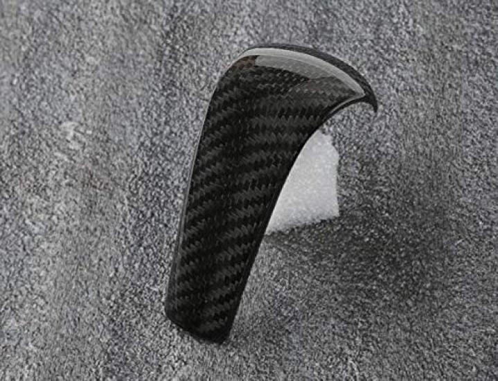 KADEKO Compatible with MAZDA AT Shift Knob Real High Adhesive Type Demio/Axela/Atenza/CX-3/CX-5 Cover, Carbon, Texture,