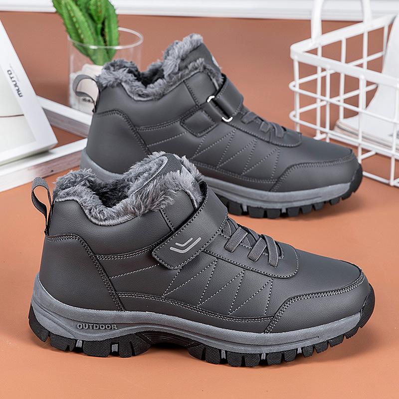 TUINANLE Unisex Platform Sneakers Women Winter Plush Warm Shoes Running Casual High Top Sports Shoes for Men