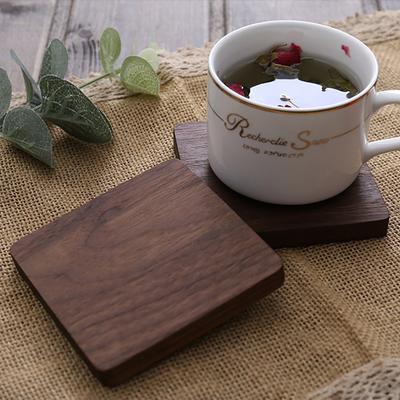 Подставка под чашку чая кофе подставки под приборы декор из орехового бука деревянные подставки прочный термостойкий квадратный коврик для напитков чаша чайник