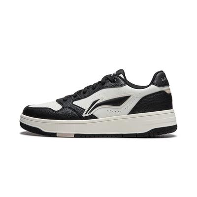 Li Ning Tianji Мягкие Противоскользящие Амортизирующие Износостойкие Низкие Скейтборд-обувь Мужские Белый Черный AGCU271-4