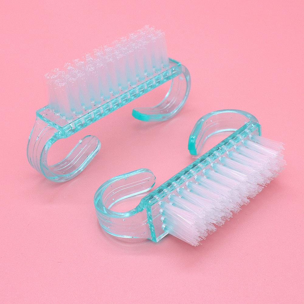Small Glittery Horn Brush Nail Art Dust Cleaning Tool