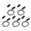 5 Sets Recessed Magnetic Switch DC100V 10W NO NC Door Sensor Window Reed Switch for Alarm System Acc