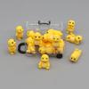 Mini Cartoon Little Milk Dragon Glow Toy Doll Ornaments Desktop Car To Send Children'S Toys Complete Sets Of Cute Ornaments