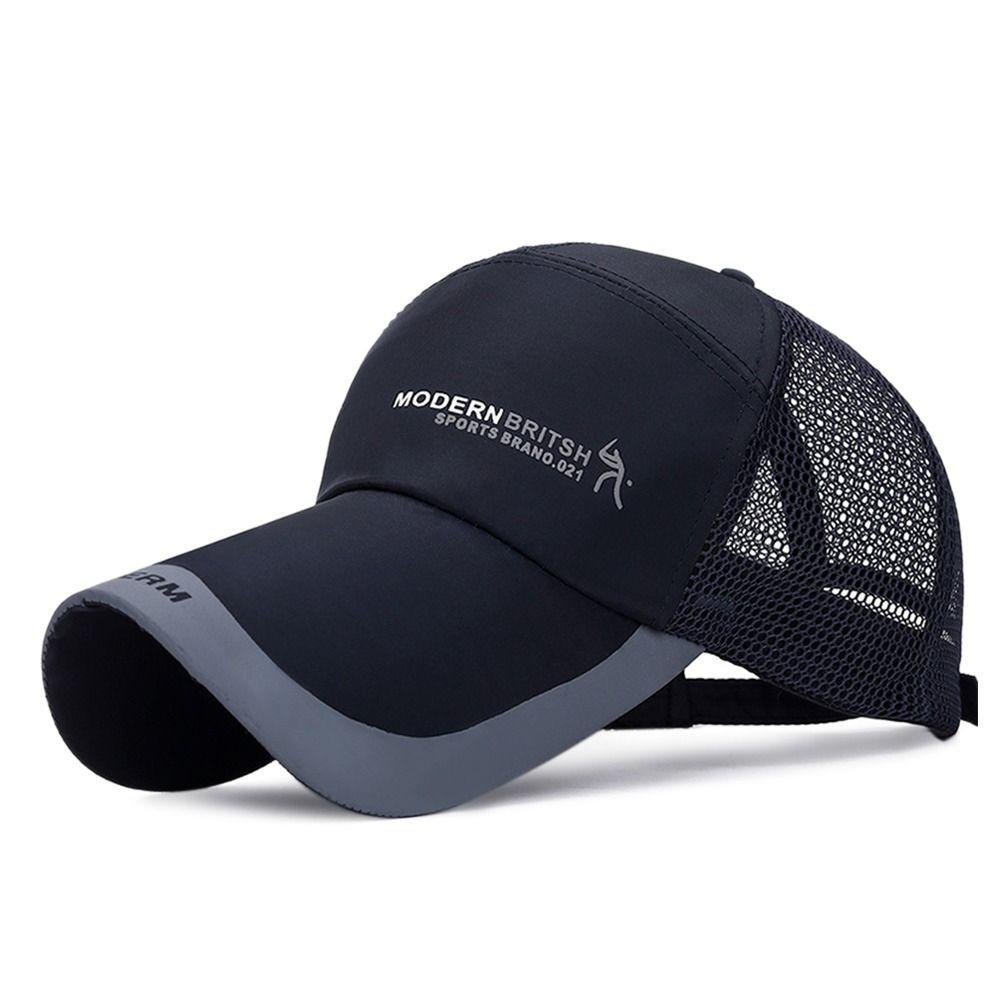 Хлопковые солнцезащитные шляпы Регулируемая спортивная кепка Дышащая бейсболка Женская