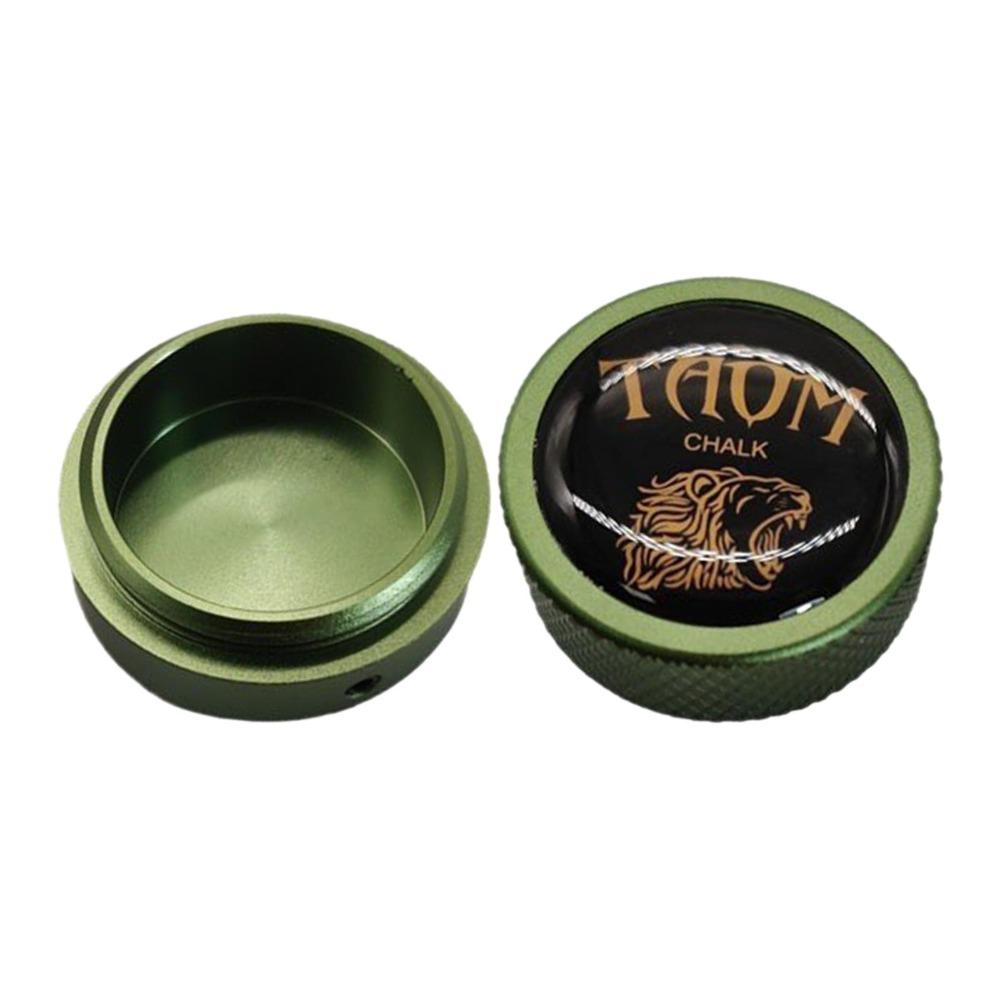 Aluminum Zinc Zinc Alloy Billiard Chalk Storage Round Shaped Chalk Tip Case Pool Chalk Holder Game Rooms