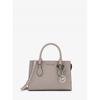 Sheila Center Zip Satchel Small 35s3s6hs5l35 Pearl Grey