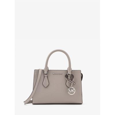 Sheila Center Zip Satchel Small 35s3s6hs5l35 Pearl Grey