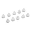 10pcs Sound Aids Domes for Minifit Anti Static Reusable Single Layer Silicone Open Vented Earplug Re