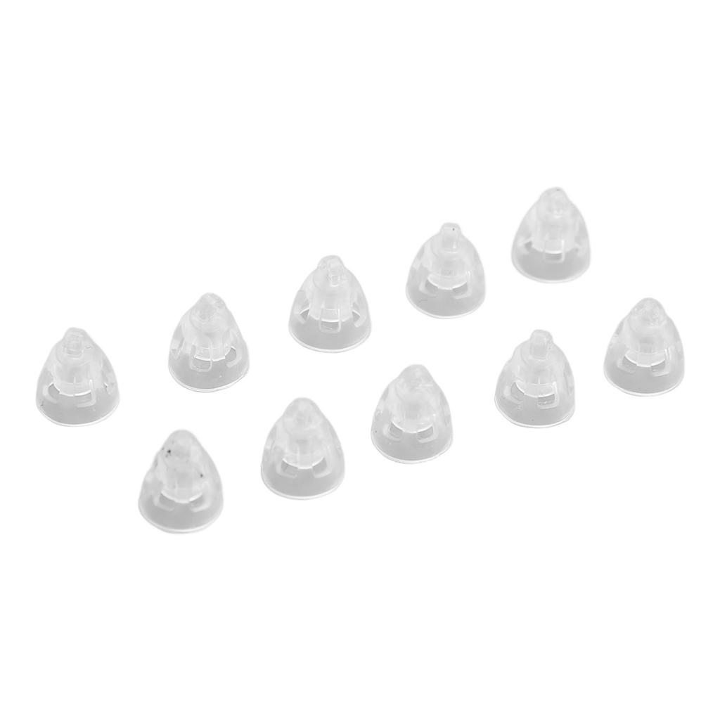 10pcs Sound Aids Domes for Minifit Anti Static Reusable Single Layer Silicone Open Vented Earplug Re