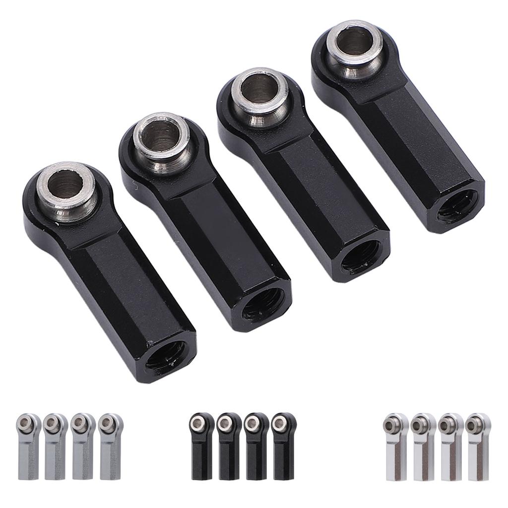 4PCS Metal Ball Joint Alloy for 1/10 Model Car 7.0mm Diameter M4 Thread RC Car Ball Joint 4 Straight