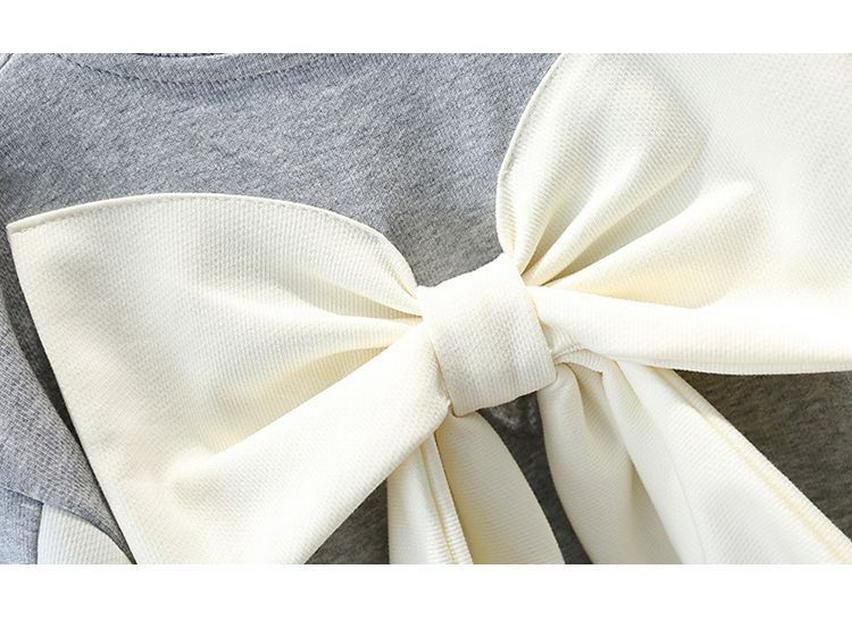 Осенняя мода 2024 года, милый свободный комплект-двойка для девочек-малышек