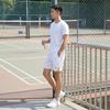 Li-Ning Серия Бадминтон Цветной блок Посадка средней высоты Дышащие Универсальные Спортивные шорты до середины бедра Унисекс шорты AAPV041-2
