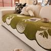 New Straight-Row Sofa Cover Cloth Four-Season Universal Non-Slip Seat Cushion Light French Special-Shaped Irregular Sofa Cushion