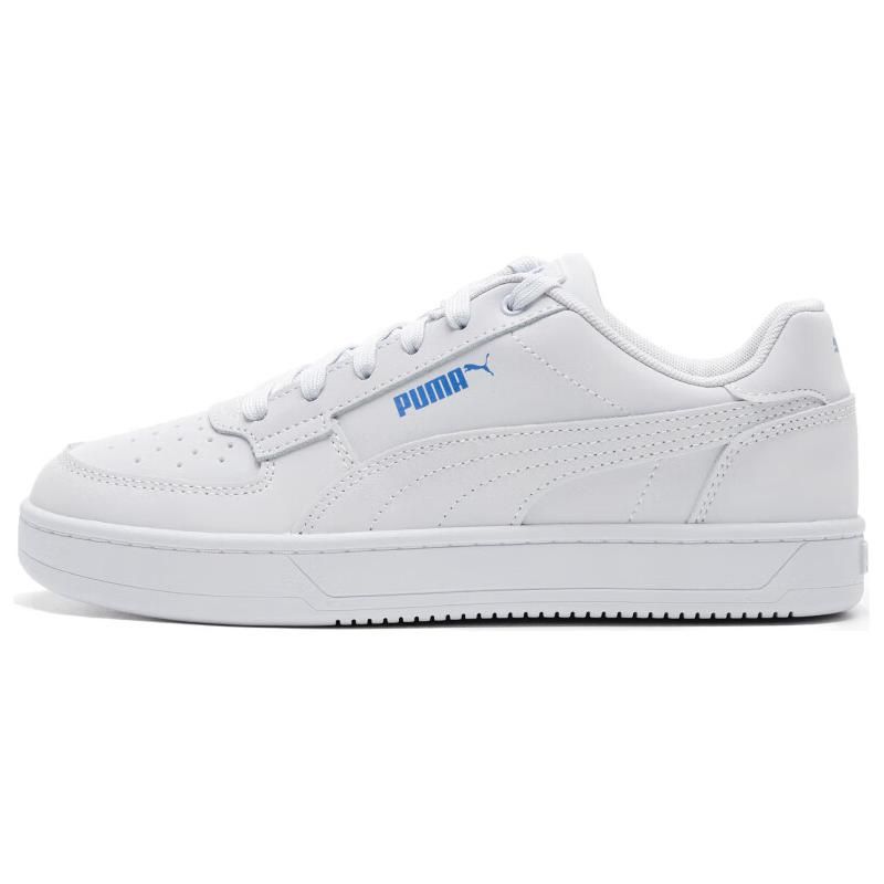 Puma Caven Comfortable Versatile Shock Absorbing Low Top Sneakers Unisex Sneakers White 395202-05