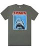 Футболка унисекс с потертым логотипом Jaws