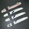 Handle Chrome Silver Door Bowl Cover For Hyundai Santa Fe Santafe 2007-2012 Cars Accessories Stickers