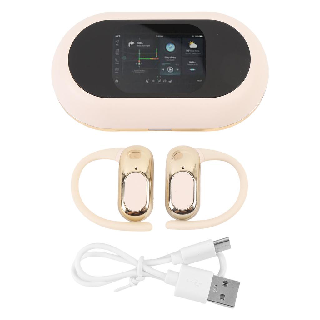 Умные наушники-переводчики Полноцветный сенсорный экран Качество звука Hi-Fi Многоязычный Bluetooth-транслятор