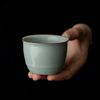 Кильнская керамика изогнутая кромка чашка мастер-чашка открытие чашки может быть кунг-фу чайная чашка керамическая персональная чашка для чая Ру-фарфор чайный набор одинарная чашка чайная чашка