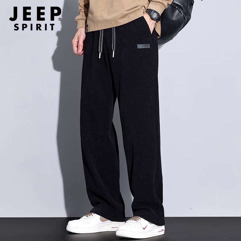 JEEP SPIRIT Мужские вельветовые повседневные брюки прямого кроя