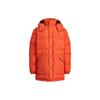 Polo Ss23 Solid Color Logo Embroidered Quilted Hooded Jacket Men Jacket Orange 710883852-002