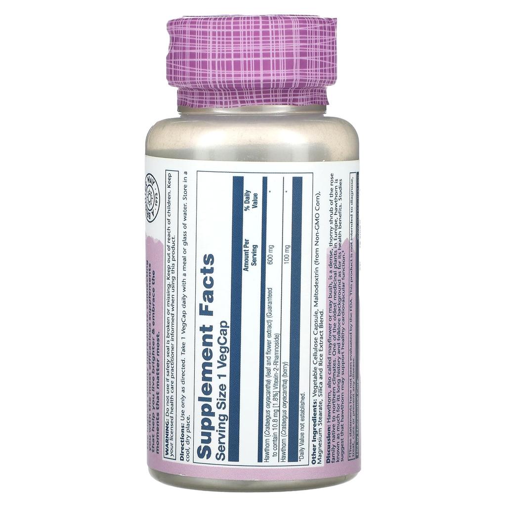 Vital Extracts Hawthorn, Veggie Capsules 30