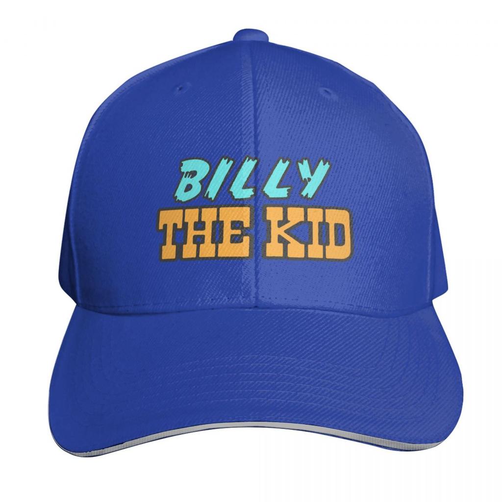 Billy The Kid Lettering Baseball Cap Breathable Mesh Back Adjustable Buckle Closure Moisture Wicking Quick Dry