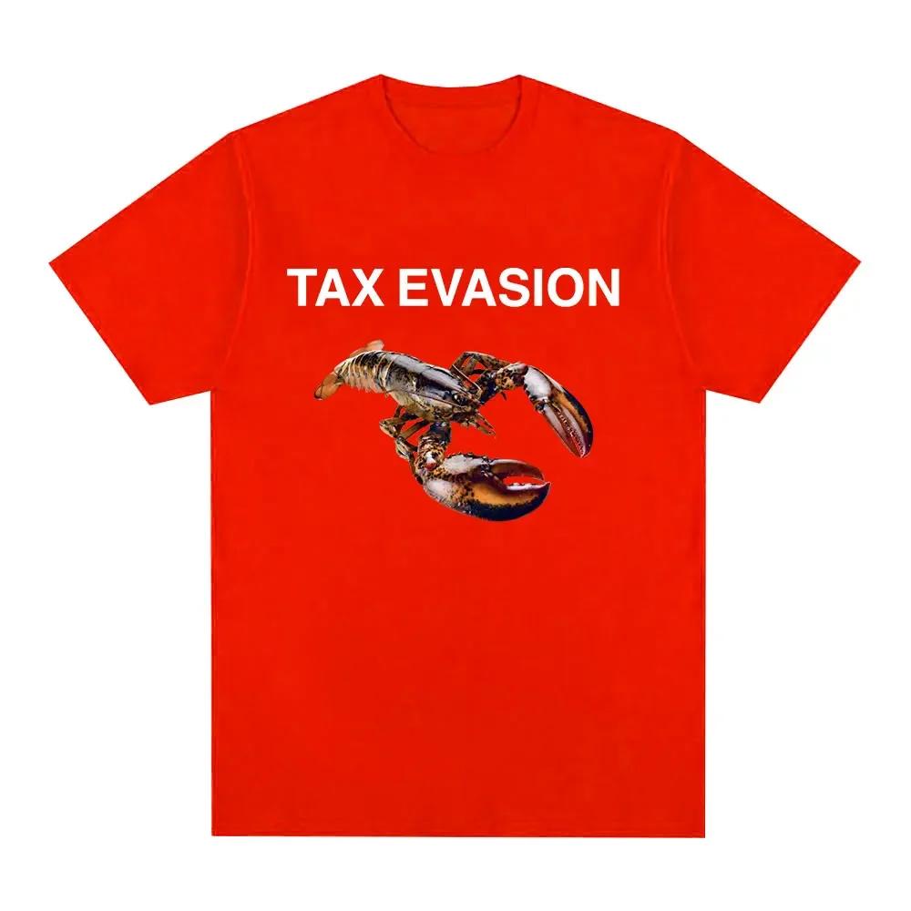 Fun Tax Evasion Lobster Meme Pattern Tshirt Mens Womens Fashion Retro Summer High Quality Tshirt Casual Street Tshirt Tops