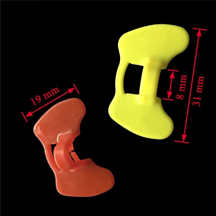 20/50/100 шт. Безвинтовые Куриные Очки Желтые Управление Курятником Против Клевания Против Драк Голуби Птицеферма Очки