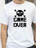 Game Over Жених Невеста Девичник Футболка Смешная Футболка Мужская Одежда Короткий Рукав Camisetas Футболка