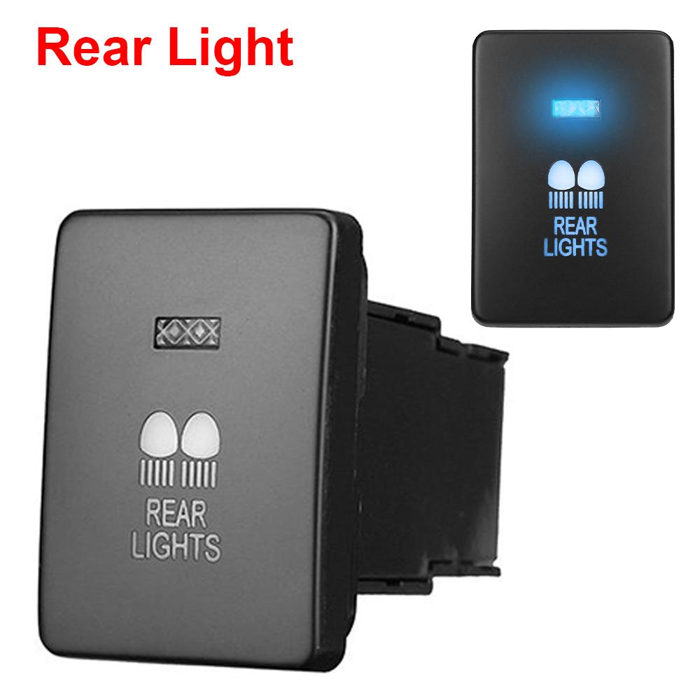 12 В автомобильный свет кнопка точечный противотуманный фара задний светодиодный световой бар переключатель для Mitsubishi Mirage LA Outlander ZK Triton MQ MR