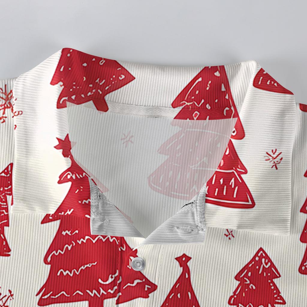 Men's Casual Style Solid Color Loose Shirt Long-sleeved Top