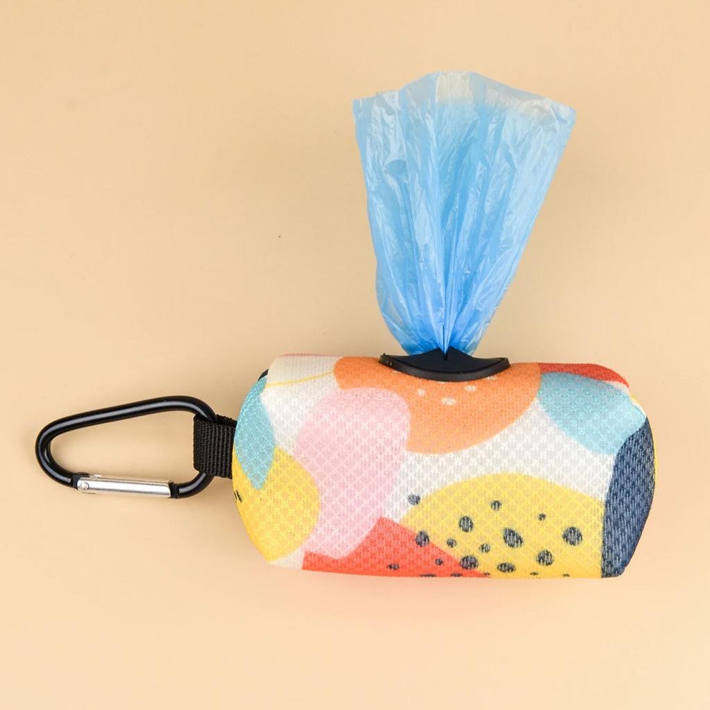 1pcs Colorful Design Dog Poo Bag Holder Dispenser Durable Use For Dog Leash Attachment Without Poo Bag And Leash