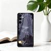 M-Mushishi G-Ginko-MGES Чехол для телефона Черный Силиконовый Мягкий Для Samsung Galaxy A73,A72,A71,A70,A53,A52,A51