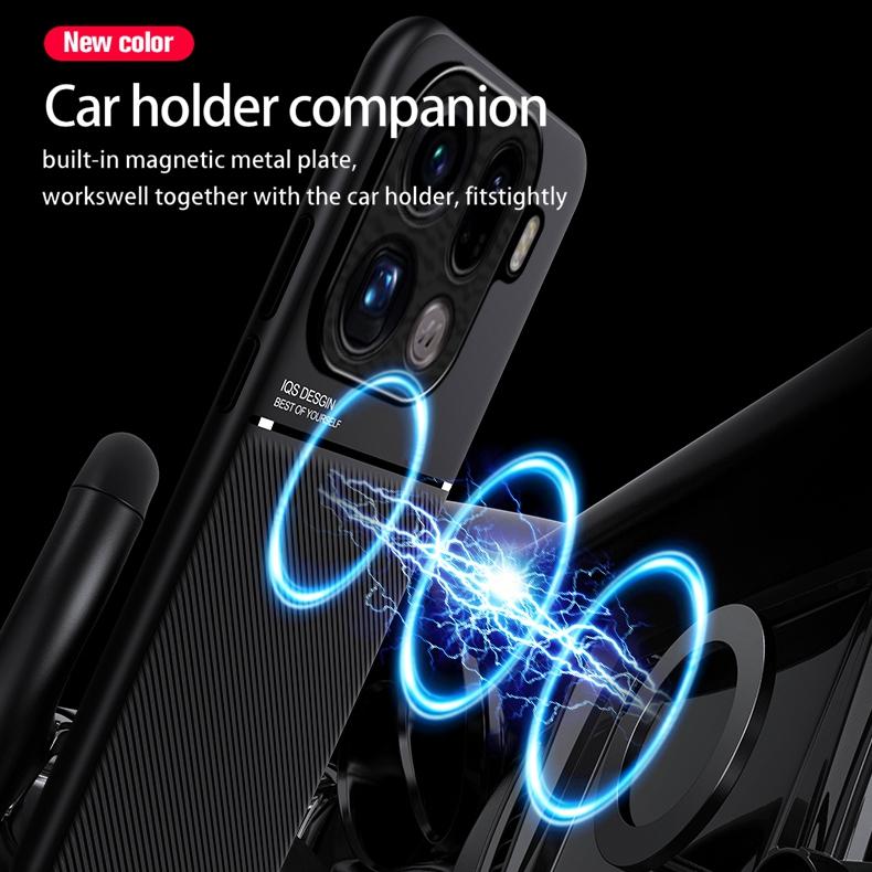 Прочный нескользящий чехол для OPPO Find X9 Pro Защитная крышка Магнитный держатель на присоске Coque Fundas Capa