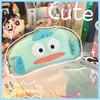 Милый пенал Sanrio Hangyodon Kawaii сумка для хранения косметики большой вместимости школьные канцелярские товары подарок для детей девочек мальчиков