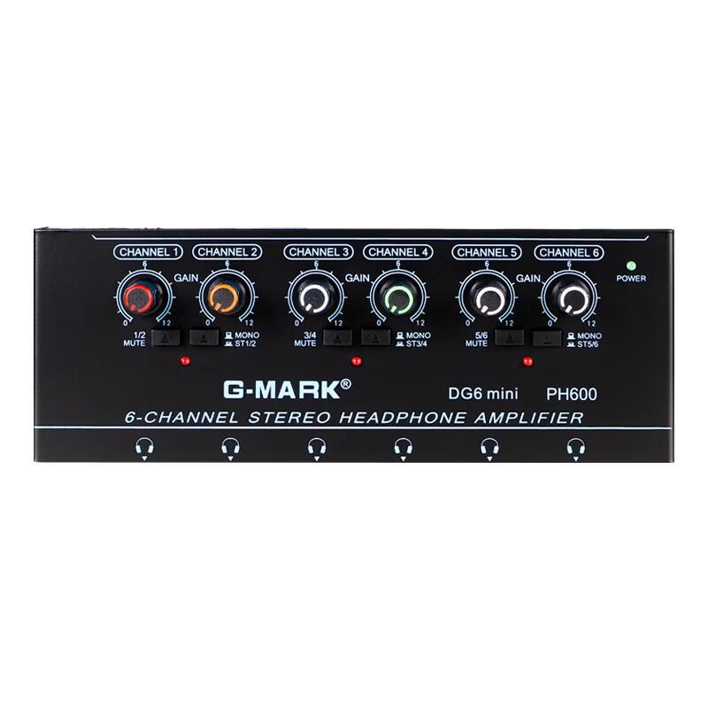 G-MARK DG6 6-канальный стереоусилитель для наушников