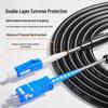 Outdoor Armored Single-Mode LC-SC Fiber Optic Patch Cable