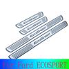 For Ford ECOSPORT Car Protect Strip Door Edge Guard Trim Sill Scuff Plates Ladder Side Stirrups Chromium Styling